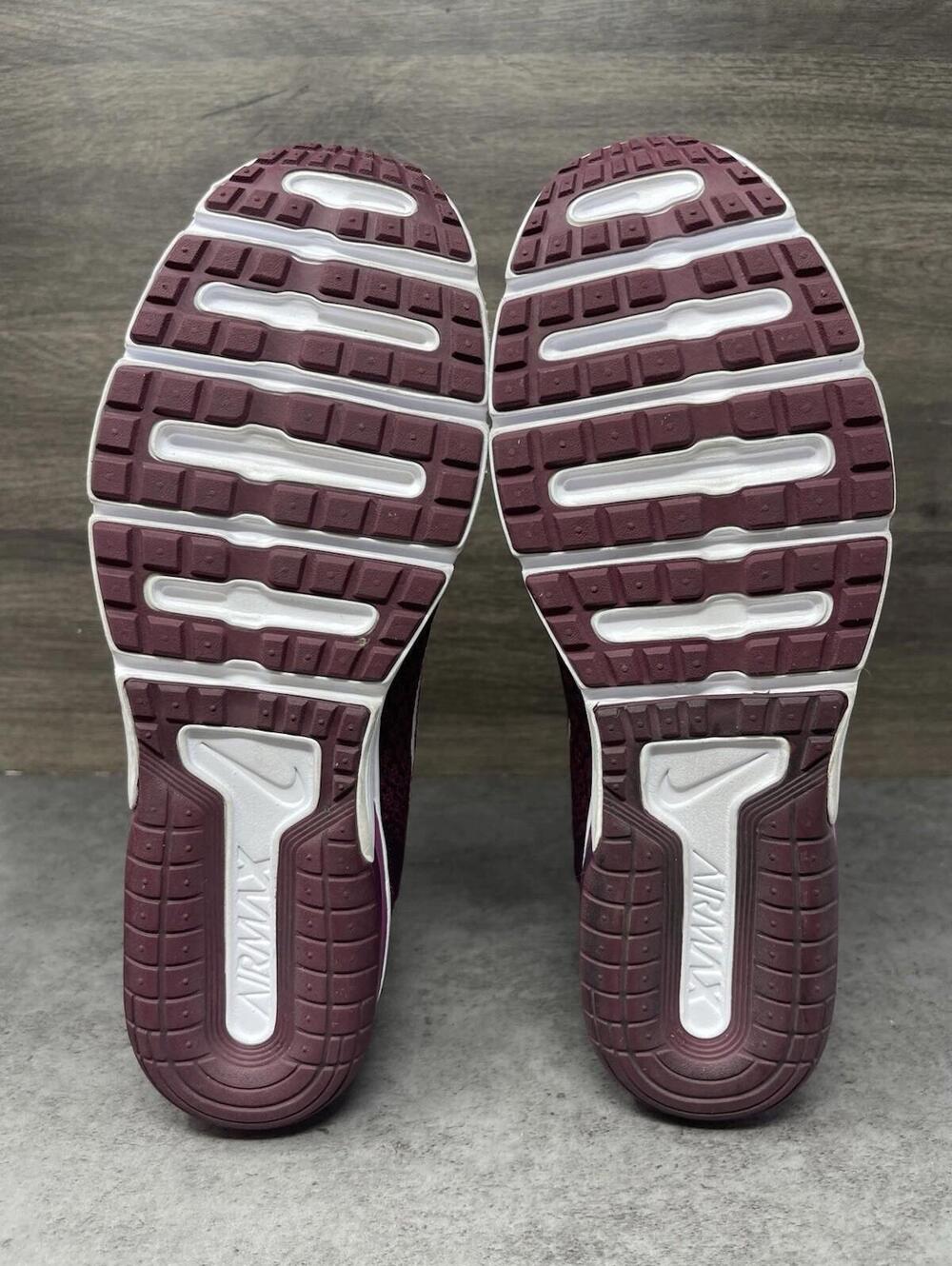 Nike Air Max Sequent 2 Sneakers Womens Size 10 Burgundy Running Athletic 852465- - Picture 8 of 11